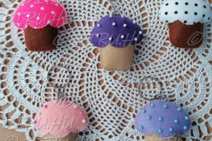 Muffinos kulcstartó